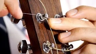 How to Change your Guitar Strings - Acoustic Guitar Maintenance