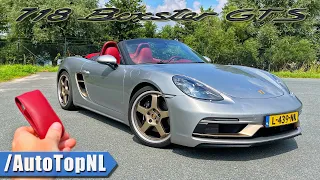 Porsche 718 Boxster GTS 4.0 PDK | REVIEW on AUTOBAHN [NO SPEED LIMIT] by AutoTopNL