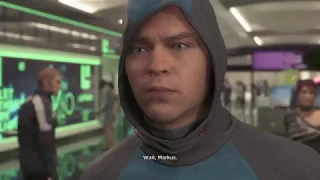 Simon Reminds Markus About Their Mission [Detroit Become Human]