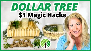 🔥HIGH-END Home Decor Hacks Using DOLLAR TREE Finds‼️ 💡DIY MAGIC✨