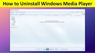 How to Uninstall Windows Media Player on Windows 10