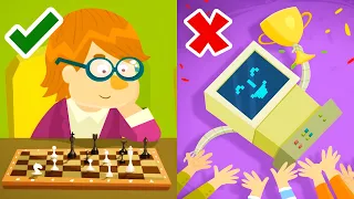 Can you win against a computer? ♟️ #Chess | The Fixies | Educational Animation for Kids