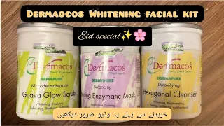 Dermacos Whitening Facial Honset Review Dermacos Facial Step by Step at Home..)
