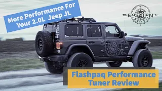 Flashpaq Performance Tuner for the 2.0L Jeep Wrangler JL.