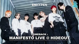 [ENG SUB] ENHYPEN COMEBACK VLIVE : MANIFESTO DAY 1 | ENHYPEN VLIVE 2022