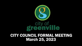 City Council Formal Meeting | March 25, 2024