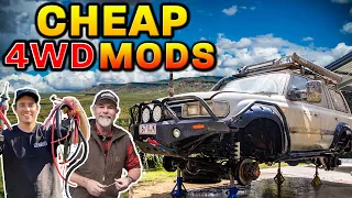 50+ DIY UPGRADES anyone can do! Simple, effective and clever ways to make your 4WD better!
