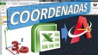 Pasar Coordenadas X Y Z de Excel a AutoCAD 3D con alturas o elevación