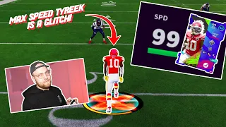 MAX SPEED TYREEK IS A GLITCH | I caught 7 rec for 309 yds & 4 TDs w/ 99 Speed Tyreek Hill