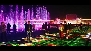 interactive 3D maping & dry deck dancing fountain