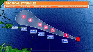 Tropical Storm Lee Forecast to Become a Major Hurricane this Week
