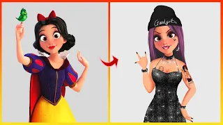 Disney Princess : Snow White Glow Up Into Bad Girl - Disney Princess TikTok Compilation