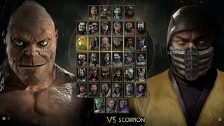 Mortal Kombat 11 GORO REPTILE SCORPION ERMAC MILEENA All Klassic MOVIE SKIN MK11 & Suggestion MK12