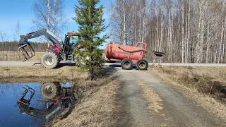 Aukeaako jäätynyt rumpuputki imupainevaunulla ?