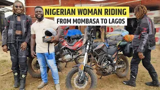 OMG! This Nigerian Woman Riding a Motorbike From Mombasa to Lagos Shocked The Whole World