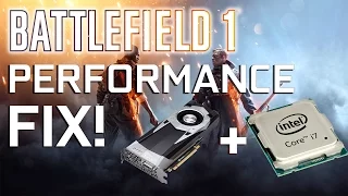 High / Low CPU usage fix - more fps in Battlefield 1