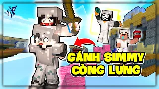 Siro Thử Thách Gánh Mèo Simmy khi chơi Bedwars trong Minecrarft