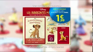 Le Roi Lion n°1 audiocontes Disney Altaya "chez votre marchand de journaux" Pub 10s