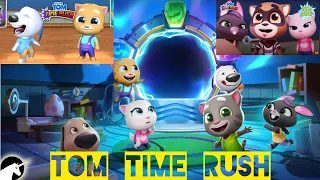 Talking Tom Time RUSH-Gameplay Walkthrough Part 1 Tom +Angele +Hank +Ben +Ginger and +Becca