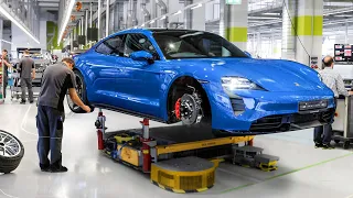 Inside the German Most Advanced Factory Producing The Powerful Porsche Taycan - Production Line