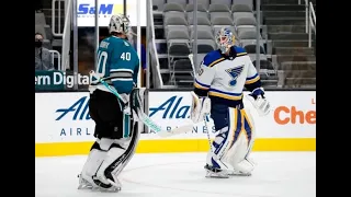 Jordan Binnington vs. Devan Dubnyk