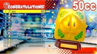 Mario Kart 8 - Leaf Cup 50cc with Iggy - 3 Star Ranking
