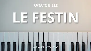 Le Festin - Camille (Karaoke Acoustic Piano) [from Ratatouille Movie Soundtrack]