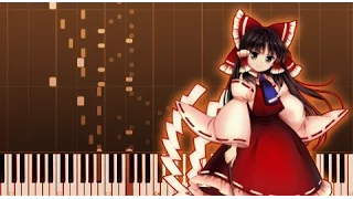 Bad Apple - Touhou (Piano Tutorial / Synthesia)