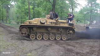 Stug III on the move at Militracks 2017