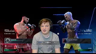 Полный бой Чарльз Оливейра - Арман Царукян на UFC 300: Легендарный бот UFC5