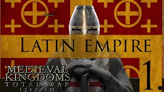 War with Nicaea Empire!! - 1# Latin Empire Campaing - Total War Medieval Kingdoms 1212 AD