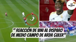 ASI REACCIONO VINICIUS AL DISPARO DE MEDIO CAMPO DE ARDA GULER