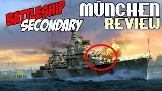 MÜNCHEN - the Battleship Secondary Cruiser =) World of Warships