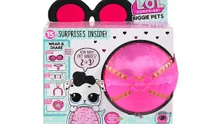 LOL Surprise Biggie Pets Dollmation Unboxing Toy Review 15 Surprises Inside