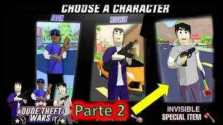 HOW TO UNLOCK THE THIRD CHARACTER OF DUDE THEFT WARS 2 | Tercer Personaje Dude Theft Wars 😎✔