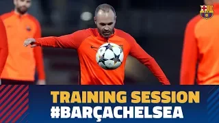 BARÇA-CHELSEA | Last training session