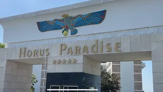 Horus Paradise Luxury Resort Side // 4K Walk ( 26.09.2023 11.00 )