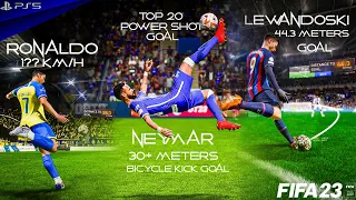 FIFA 23 - TOP 20 POWER SHOT GOALS #1 | PS5™ [4K60]