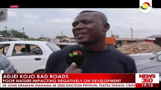 Adjei Kojo bad roads negatively impacting development