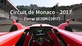 Lap Around the Circuit de Monaco in a Ferrari SF70H after Ferrari's 2024 GP Victory (Assetto Corsa)