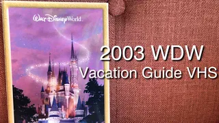 2003 Walt Disney World Resort Vacation Planning VHS