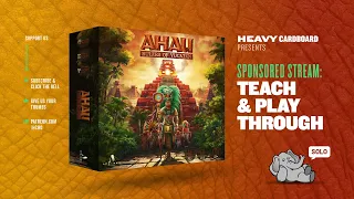 Ahau: Rulers of Yucatán - (KS solo) Teaching & Play-through by Heavy Cardboard