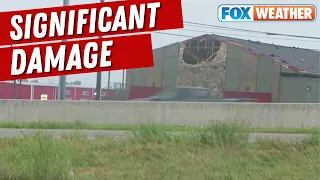 Significant Damage Reported In Texas After Tornado Rips Through Temple