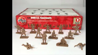 WWII U S  PARATROOPS AIRFIX (SOLDADOS PINTADOS / PAINTED SOLDIERS)