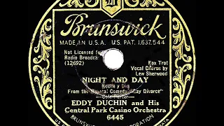 1933 HITS ARCHIVE: Night And Day - Eddy Duchin (Lew Sherwood, vocal)