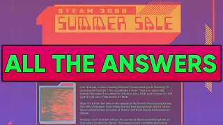 Steam Summer Sale 2022 - ALL ANSWERS Riddle GUIDE