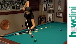 Billiards tips: How to jump a pool ball with Jeanette Lee