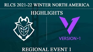 [RLCS Highlights] G2 vs V1 | RLCS 2021-22 Winter: North America | 14 January 2022