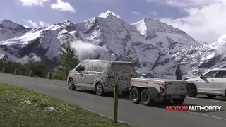 2021 Volkswagen Transporter T7 spy video