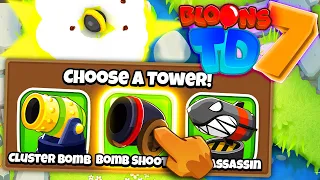 BTD 7 but only TERRIBLE towers?!